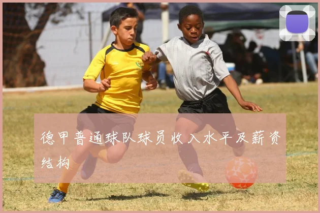 德甲普通球队球员收入水平及薪资结构